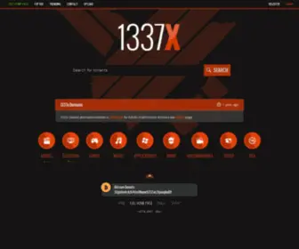 X1337X.ws(1337x is a search engine to find your favorite torrents) Screenshot