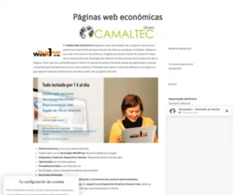 X1Euro.es(Diseño web económico) Screenshot