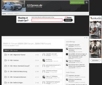 X1Forum.de(BMW F48 Forum)) Screenshot