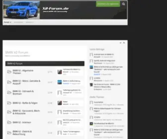 X2-Forum.de(Bmw x2 forum) Screenshot