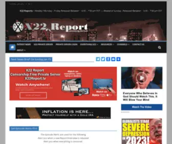 X22Report.com(Economic Collapse) Screenshot