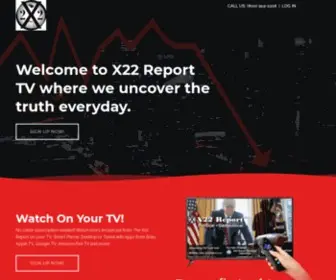 X22Report.tv(Where We Uncover The Truth Everyday) Screenshot