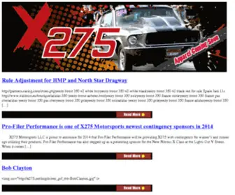 X275.net(Drag Racing) Screenshot