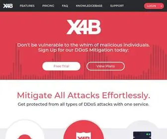 X4B.net(Reliable DDoS Protection) Screenshot