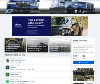 X7Forum.com(BMW X7 Forum) Screenshot