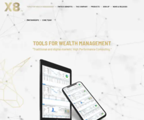 X8AG.ch(Tools for wealth management) Screenshot