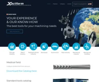 Xactform.com(Xactform SA) Screenshot