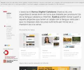 Xadica.cat(Xarxa Digital Catalana) Screenshot