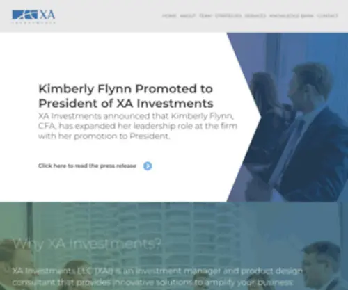 Xainvestments.com(XA Investments LLC (XAI)) Screenshot
