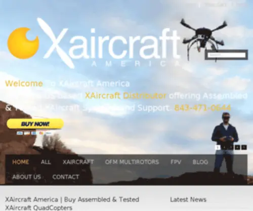 Xaircraftamerica.com(Create an Ecommerce Website and Sell Online) Screenshot