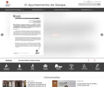 Xalapa.gob.mx(Ayuntamiento de Xalapa) Screenshot