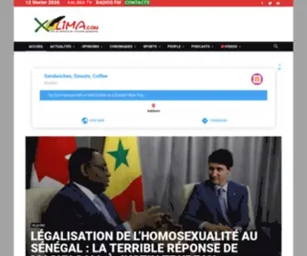 Xalimasn.com(Senegal) Screenshot