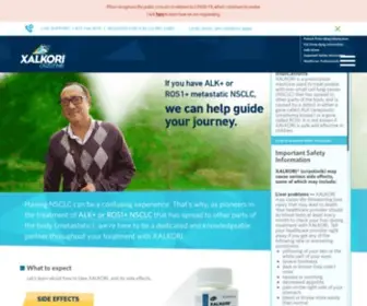 Xalkori.com(XALKORI® (crizotinib) For ALK) Screenshot