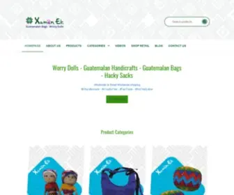 Xamanekgt.com(Guatemalan Worry Dolls Wholesale) Screenshot