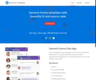 Xamarintemplate.com(Xamarintemplate) Screenshot
