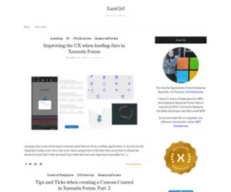 XamGirl.com(Blog) Screenshot