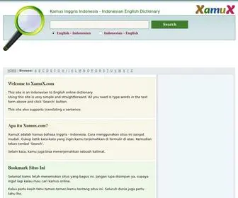 Xamux.com(Kamus Indonesia Inggriss) Screenshot