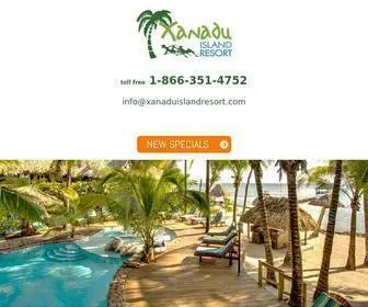 Xanaduislandresort.com(Ambergris Caye Beach Resort) Screenshot