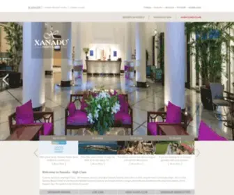 Xanaduresort.com.tr(Xanadu Hotels) Screenshot