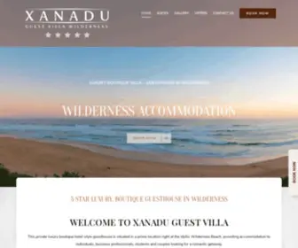 Xanaduvilla.co.za(Accommodation & Guesthouse in Wilderness) Screenshot