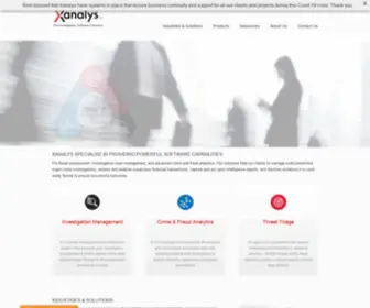 Xanalys.com(The Investigation Software Company) Screenshot