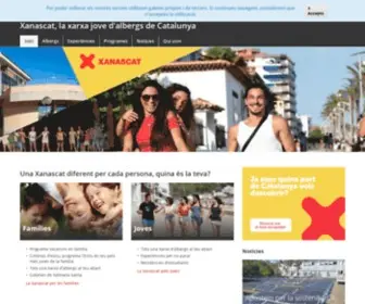 Xanascat.cat(Xanascat, la xarxa jove d'albergs de Catalunya) Screenshot