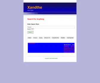 Xandthe.com(Xandthe) Screenshot