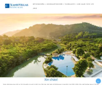 Xanhvillasresort.com(XanhVillas Resort & Spa) Screenshot