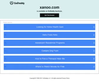 Xanoo.com(Xanoo) Screenshot