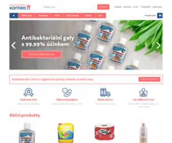 Xantea.cz(Velkoobchod drogerie a kosmetiky) Screenshot