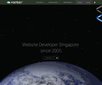 Xantec.com.sg(新加坡网页设计) Screenshot