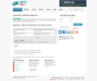 Xaricidil.net(İngilis dili kursu) Screenshot