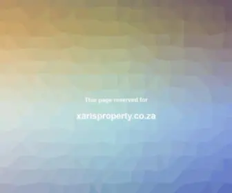 Xarisproperty.co.za(Xarisproperty) Screenshot