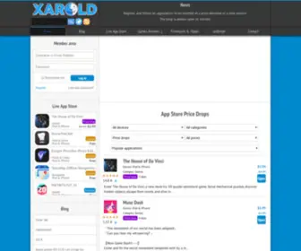 Xarold.com(IPhone) Screenshot