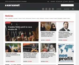 Xarxanet.org(Entitats i voluntariat de Catalunya per un món millor) Screenshot