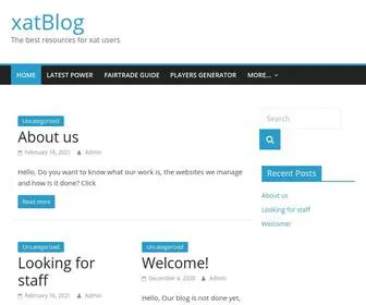 Xatblog.net(XatBlog) Screenshot