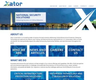 Xatorcorp.com(Xator Corporation) Screenshot