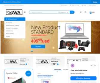 Xava-Online.com(Home v1) Screenshot