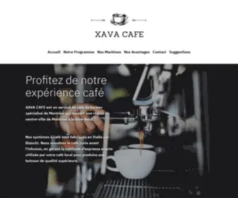 Xavacafe.ca(Xava Cafe) Screenshot