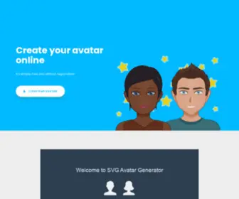 Xavatar.io(Create an online avatar for free) Screenshot