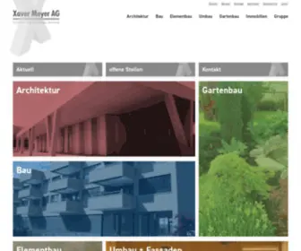 Xaver-Meyer.ch(Ihr Bauvorhaben) Screenshot