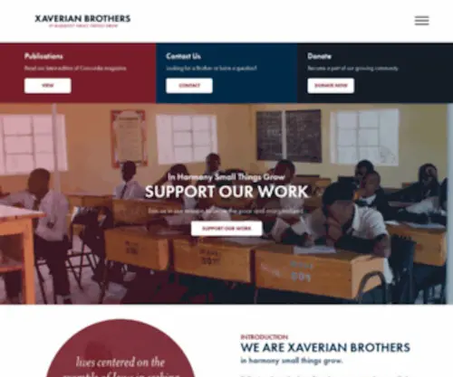 Xaverianbrothers.org(Xaverian Brothers) Screenshot