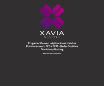 Xaviadigital.com(Diseño Web Madrid) Screenshot