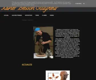 Xavier-Besson.fr(Xavier Besson Sculpteur) Screenshot