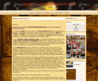 Xavier-Voyance.com(CABINET XAVIER MEDIUM MAGNETISEUR) Screenshot