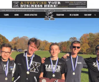 Xavierfalcons.com(Xavier High School) Screenshot