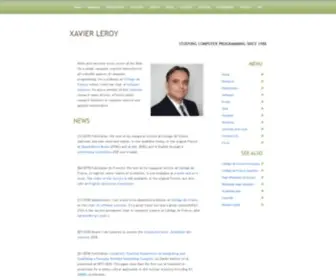 Xavierleroy.org(Xavier Leroy) Screenshot