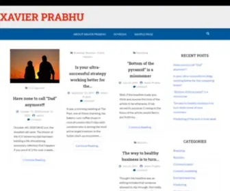 Xavierprabhu.com(Xavier Prabhu) Screenshot