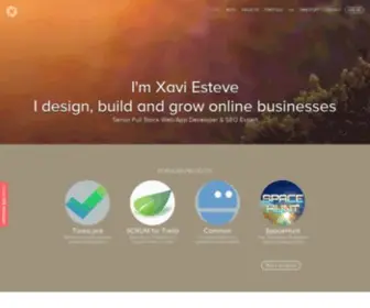 Xaviesteve.com(Senior Full Stack Web/App Developer) Screenshot