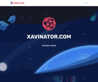 Xavinator.com(Personal website) Screenshot